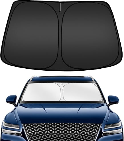 sun Amazon.com: AutoTech Zone Sunshade for 2021-2026 Genesis GV80 (Not